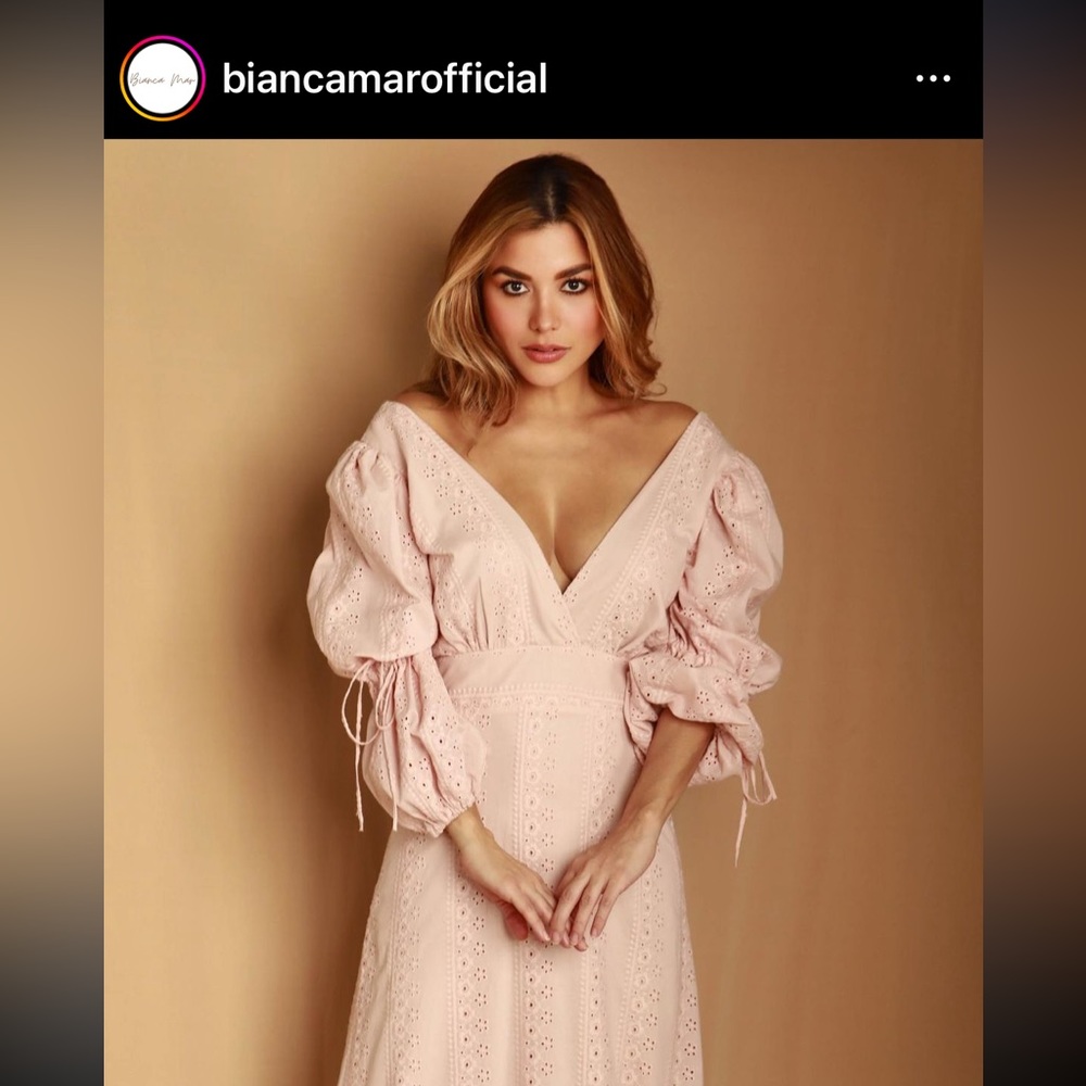 BIANCA MAR - Linen & Resort Wear | Size Small | Stunning Maxi Embroidered Dress